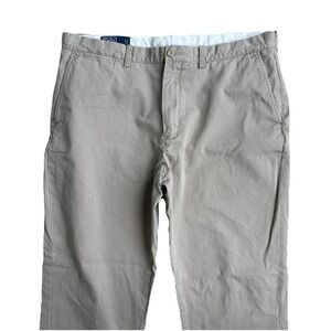 Polo Ralph Lauren Pants Mens 38x30 (Fits 36x29) Tan Preston Cotton Chino 90s
